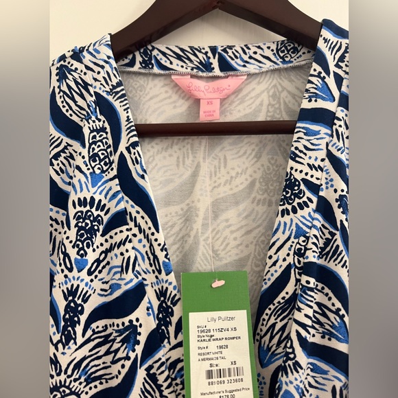Lily Pulitzer Karlie Wrap Romper - Picture 4 of 7